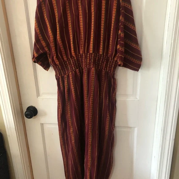 Ace & Jig Burgundy Dani Dress - Picture 2 of 5